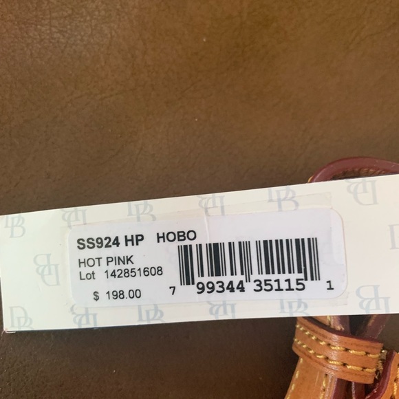 Dooney and Bourke hot pink hobo - Picture 3 of 4